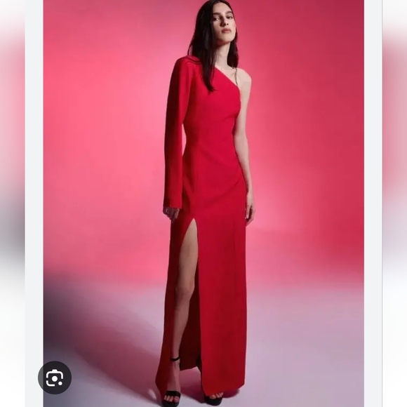 bcbg austin evening dress red - Picture 3 of 5